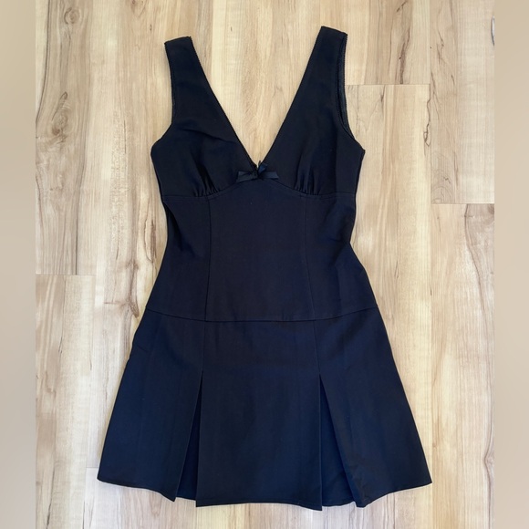 open lace back dress Women's Payoda Bandeau Mini Dress in Dark Grey, XL , Pleated , Zip Up Grey